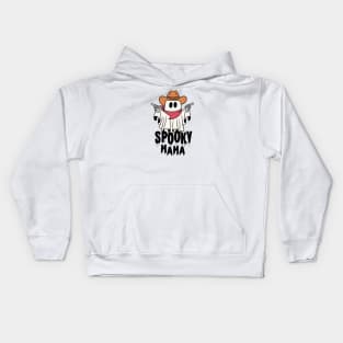 Spooky Mama's Haunting Halloween Night Kids Hoodie